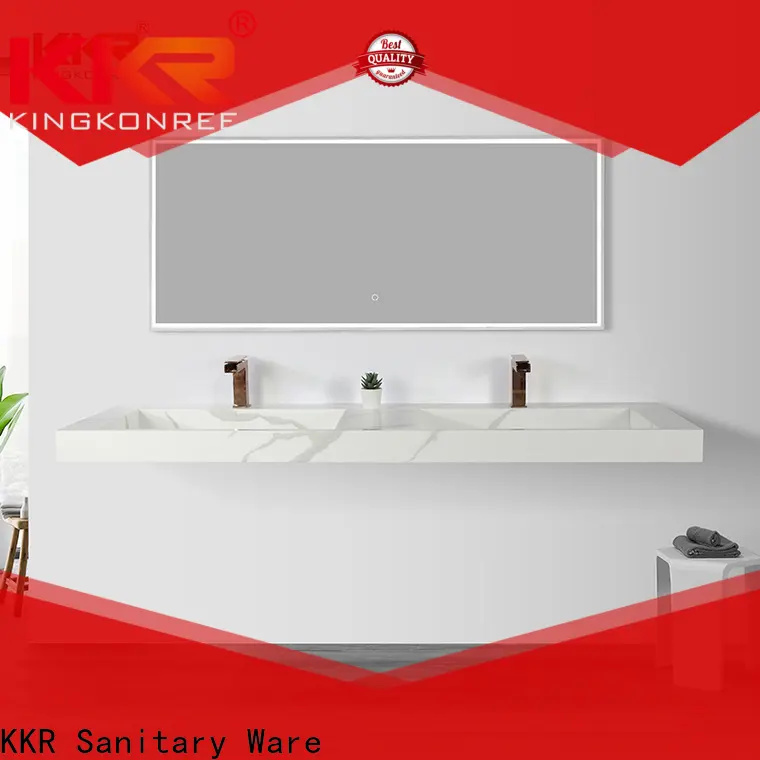 classic wall hung semi pedestal basin manufacturer for hotel 1