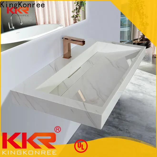 KingKonree sink wall hung manufacturer for bathroom 1