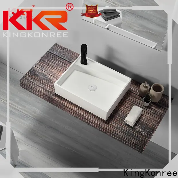 KingKonree durable above counter vessel sink customized for home1 1