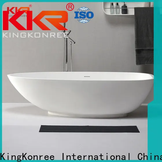 KingKonree finish small freestanding soaking tub custom for family decoration 1