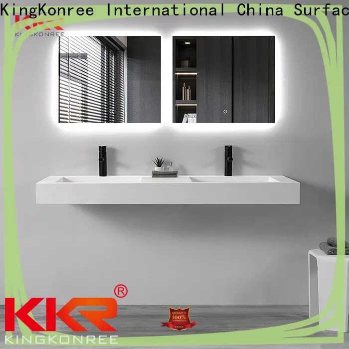 KingKonree wall hung trough sink sink for toilet 1