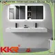 KingKonree wall hung trough sink sink for toilet 1