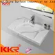 KingKonree small white wall mounted sink sink for hotel 1