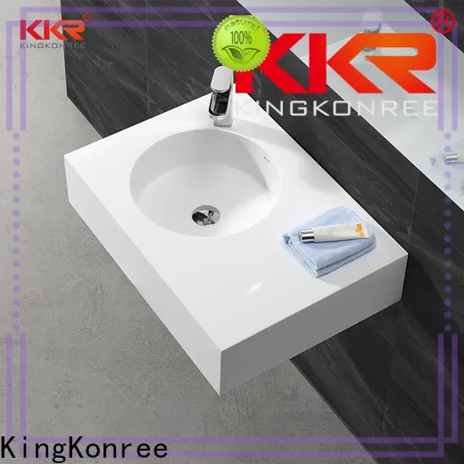 KingKonree royal jaquar wall hung basin supplier for hotel 1
