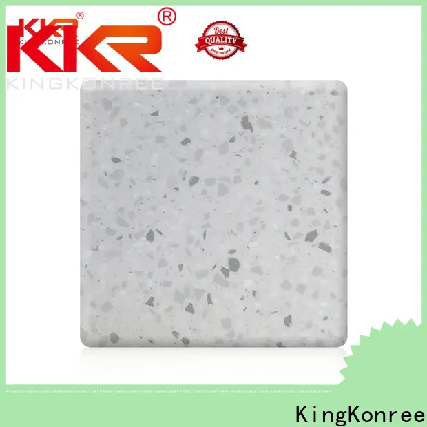 KingKonree dove solid surface countertop material design for restaurant 1