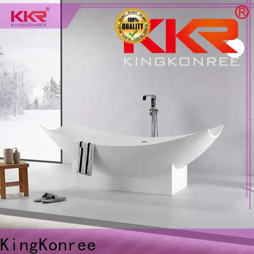 marble solid surface freestanding tub free design for bathroom 1