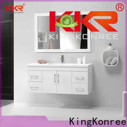 stable vanity with side cabinet supplier for motel 1