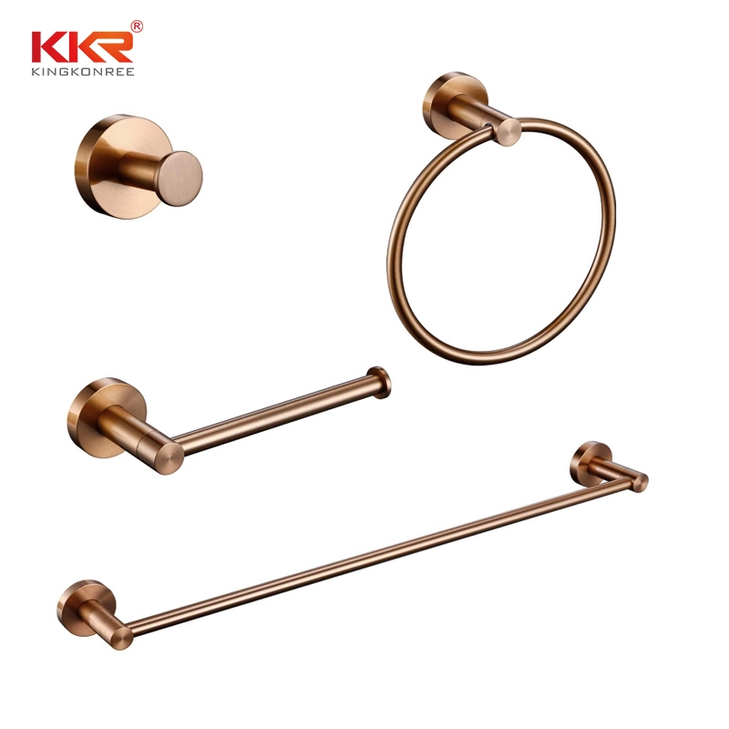 KKR Bathroom Rack Suit  Gold Finish For Hotel 1