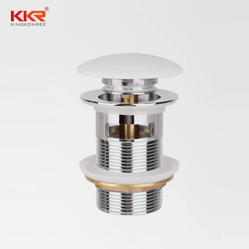 Bathroom Sink Drain Kit with Overflow Stainless Steel Pop Up Waste Valve Universal Fit for Vanity Sink & Basin 1