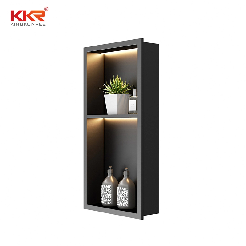 Customized Hotel Bathroom Shower Niche With LED Light Nicho De Ducha Bathroom Recessed Shelf 1