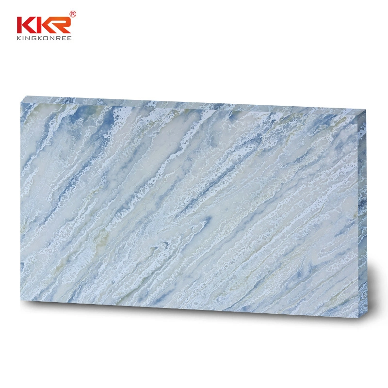 KKR-M8932 Dalle de surface solide technique de qualité hôtelière pour îlots de cuisine, plans de toilette et panneaux muraux 1