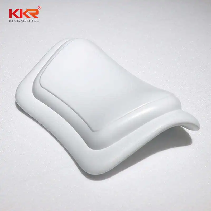 Almohada de bañera de PU impermeable y antideslizante, reposacabezas, cojín de apoyo para el cuello, accesorio para spa KKR-BP1003 1